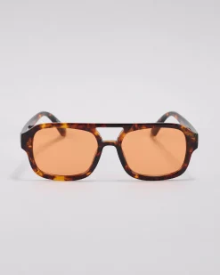 Aire Aquarius Sunglasses Rich Amber Tort/cinnamon Tint Clearance