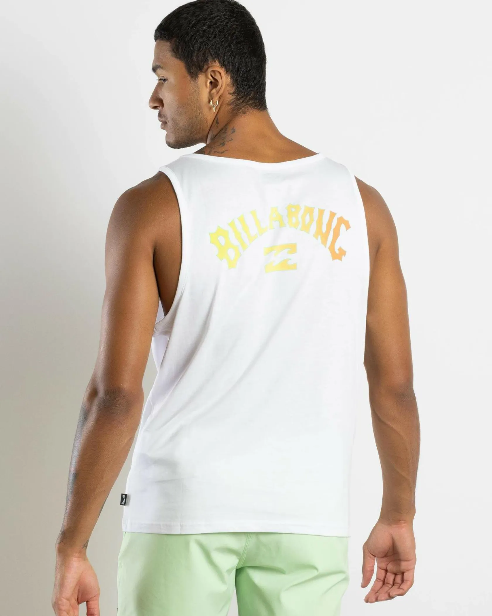 Billabong Arch Fill Singlet White Discount