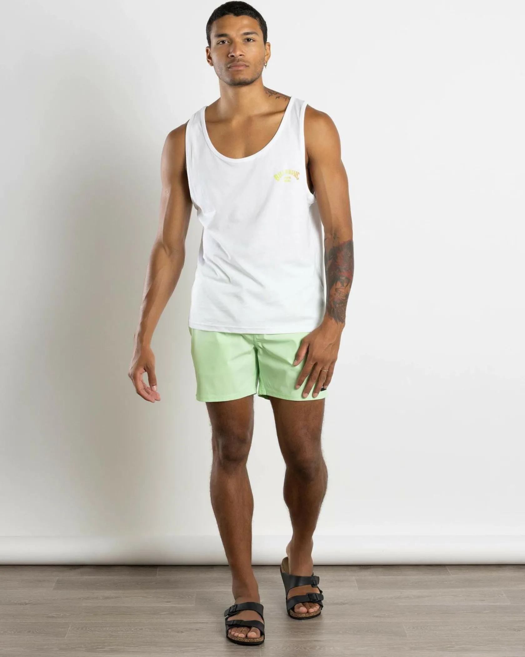 Billabong Arch Fill Singlet White Discount