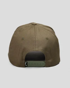 Billabong Arch Flexfit 110 Snapback Cap Olive Outlet