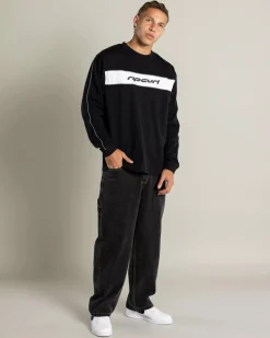 Rip Curl Archive Long Sleeve T-Shirt Black Clearance