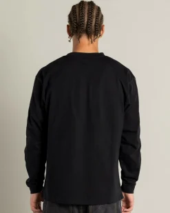 Rip Curl Archive Long Sleeve T-Shirt Black Clearance