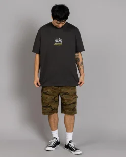 Wndrr Atlantic Box Fit T-Shirt Faded Black New