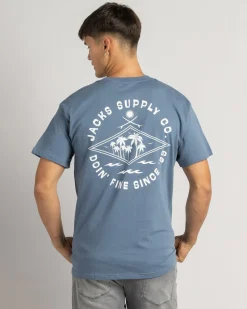 Jacks Axis T-Shirt Surf Blue Best