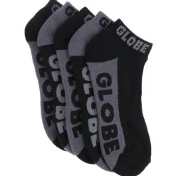 Globe Back 2 Skool Ankle Socks 5 Pack Assorted