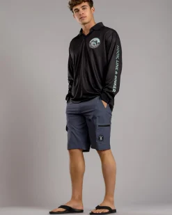 Salty Life Bait Walk Shorts Grey Clearance