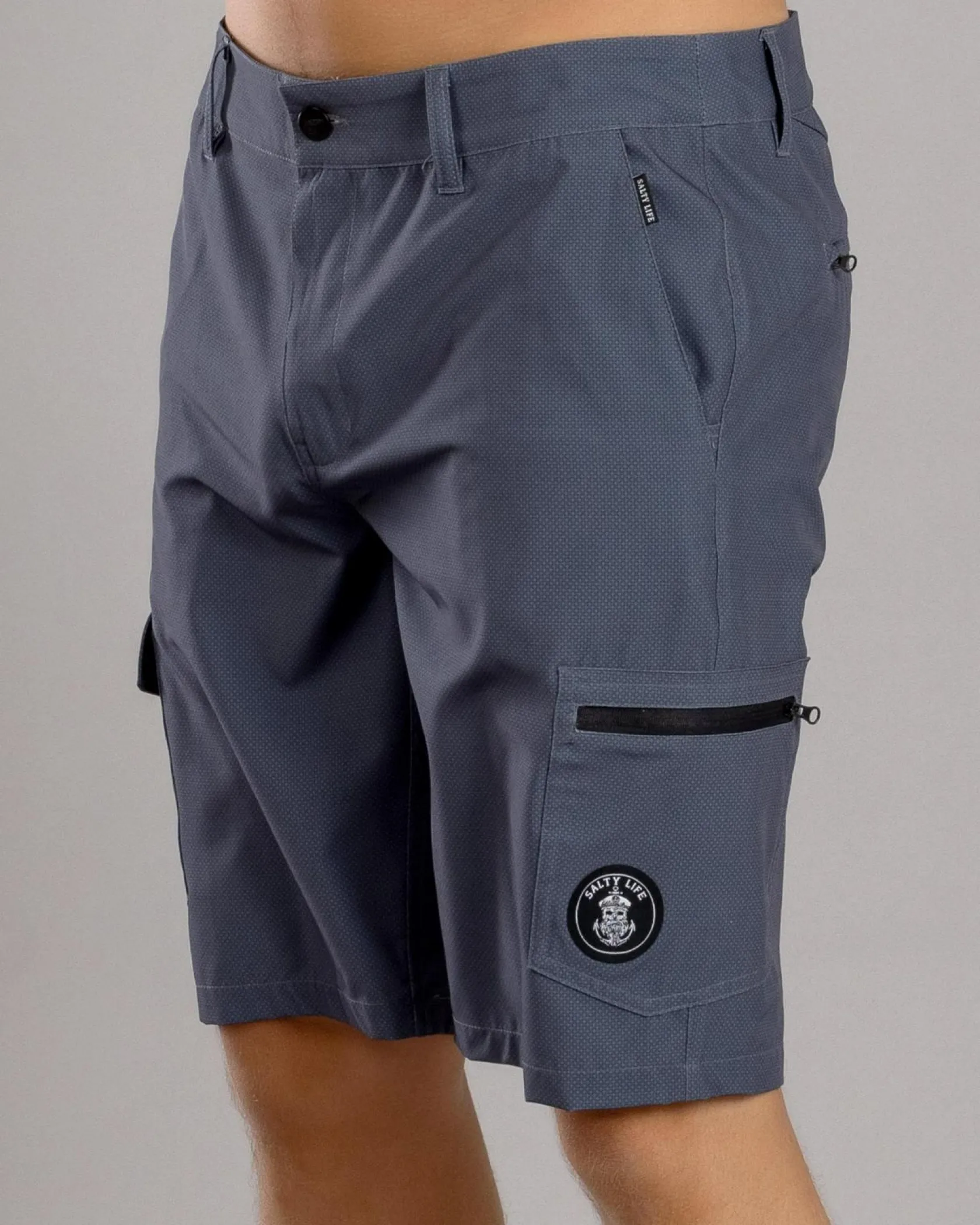 Salty Life Bait Walk Shorts Grey Clearance