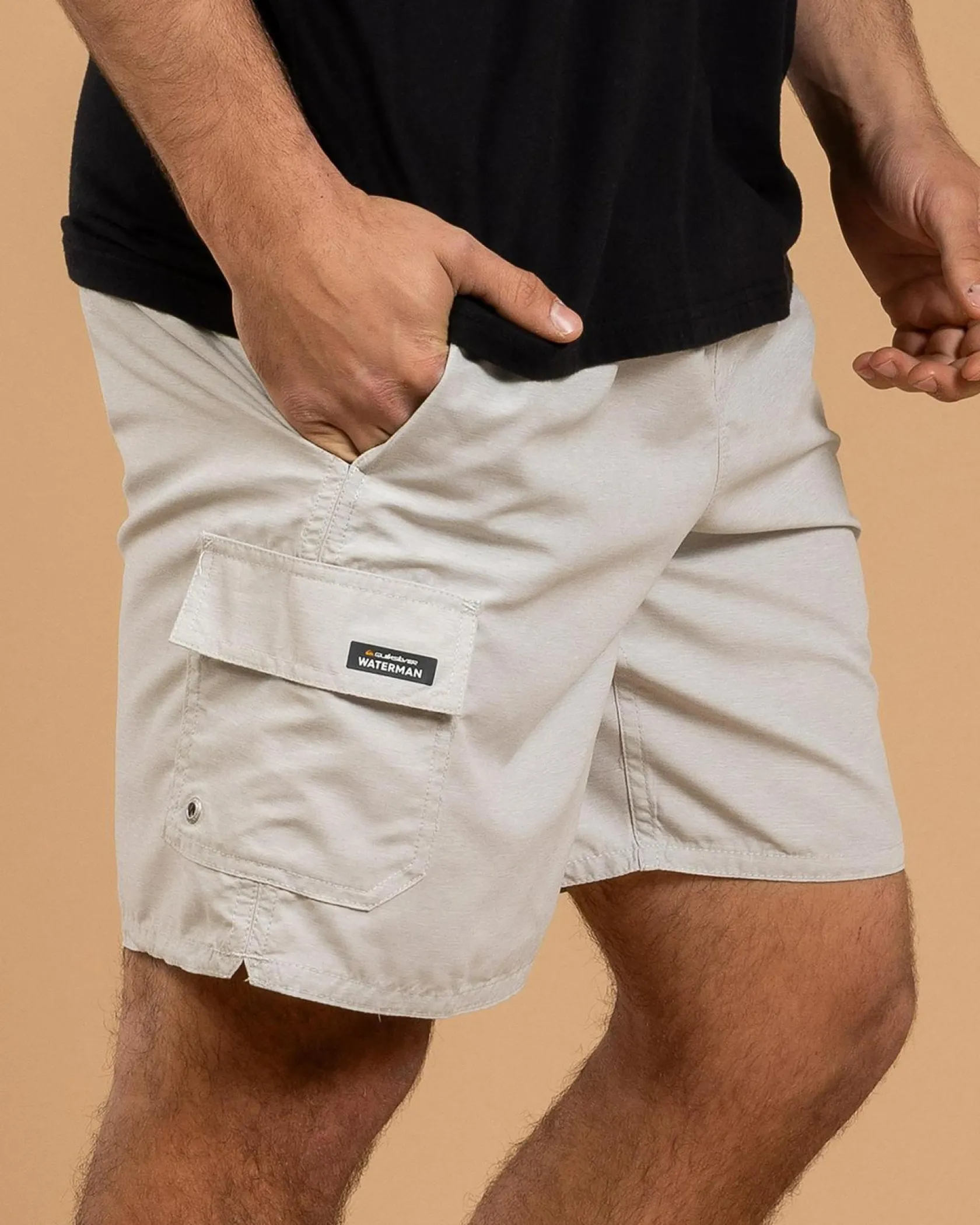 Quiksilver Balance Volley 18" Board Shorts Heather Grey