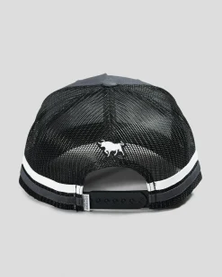 Ringers Western Banks Trucker Cap Charcoal Clearance