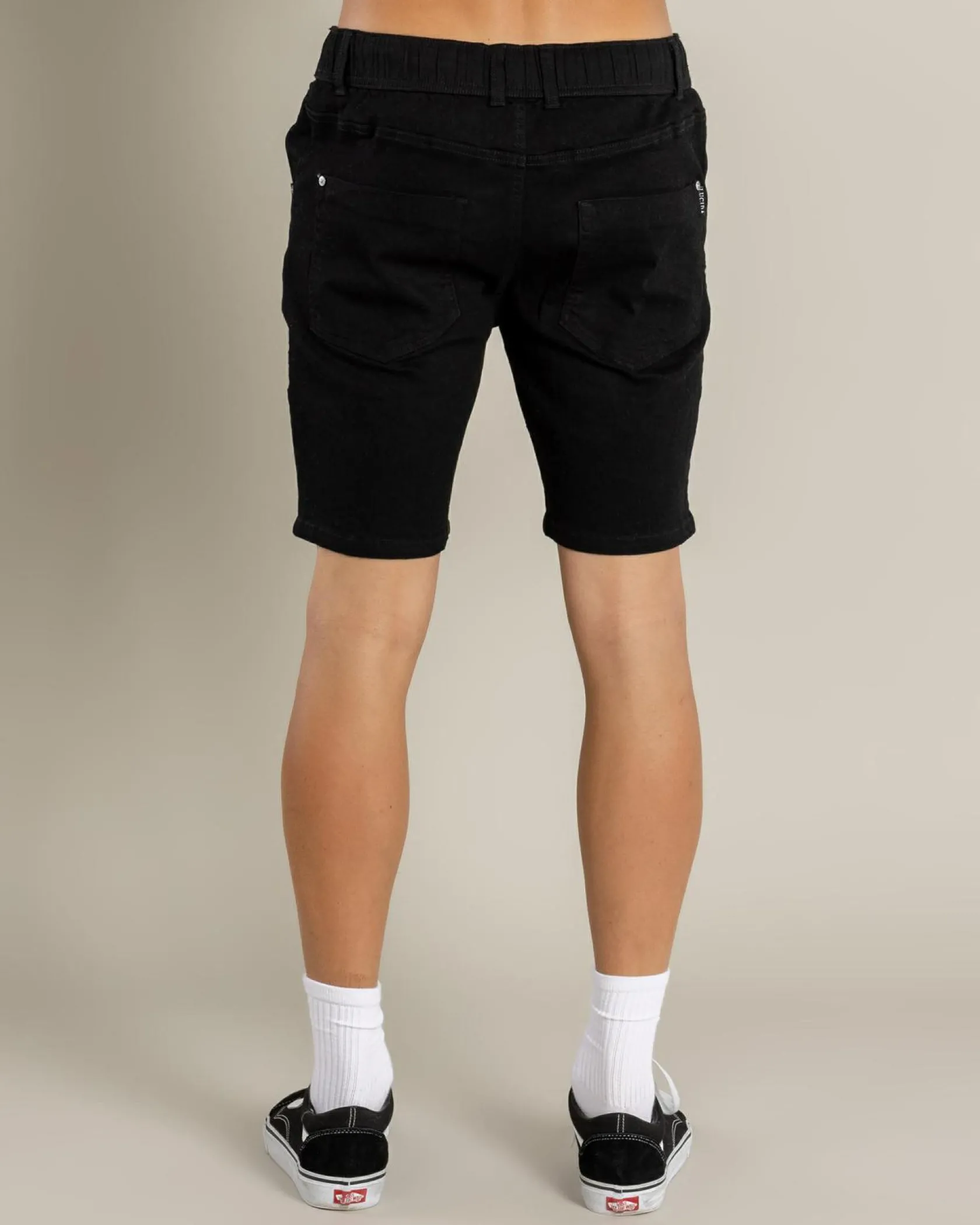 Lucid Barcelona Denim Walk Shorts Black Outlet