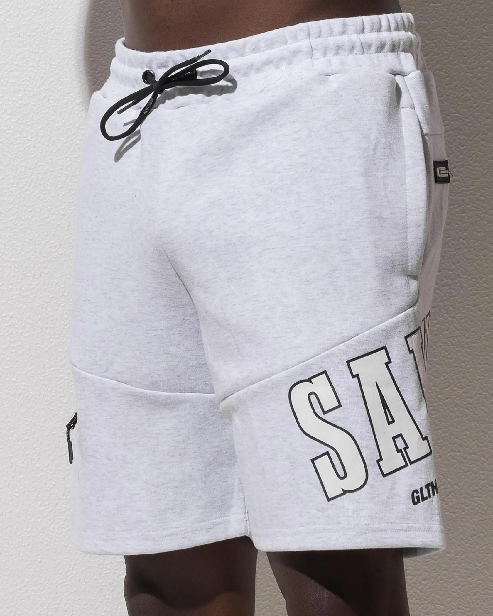 St. Goliath Baseline Shorts Grey Marle Clearance