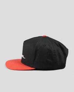 Venture Basic '92 Snapback Cap Black/red