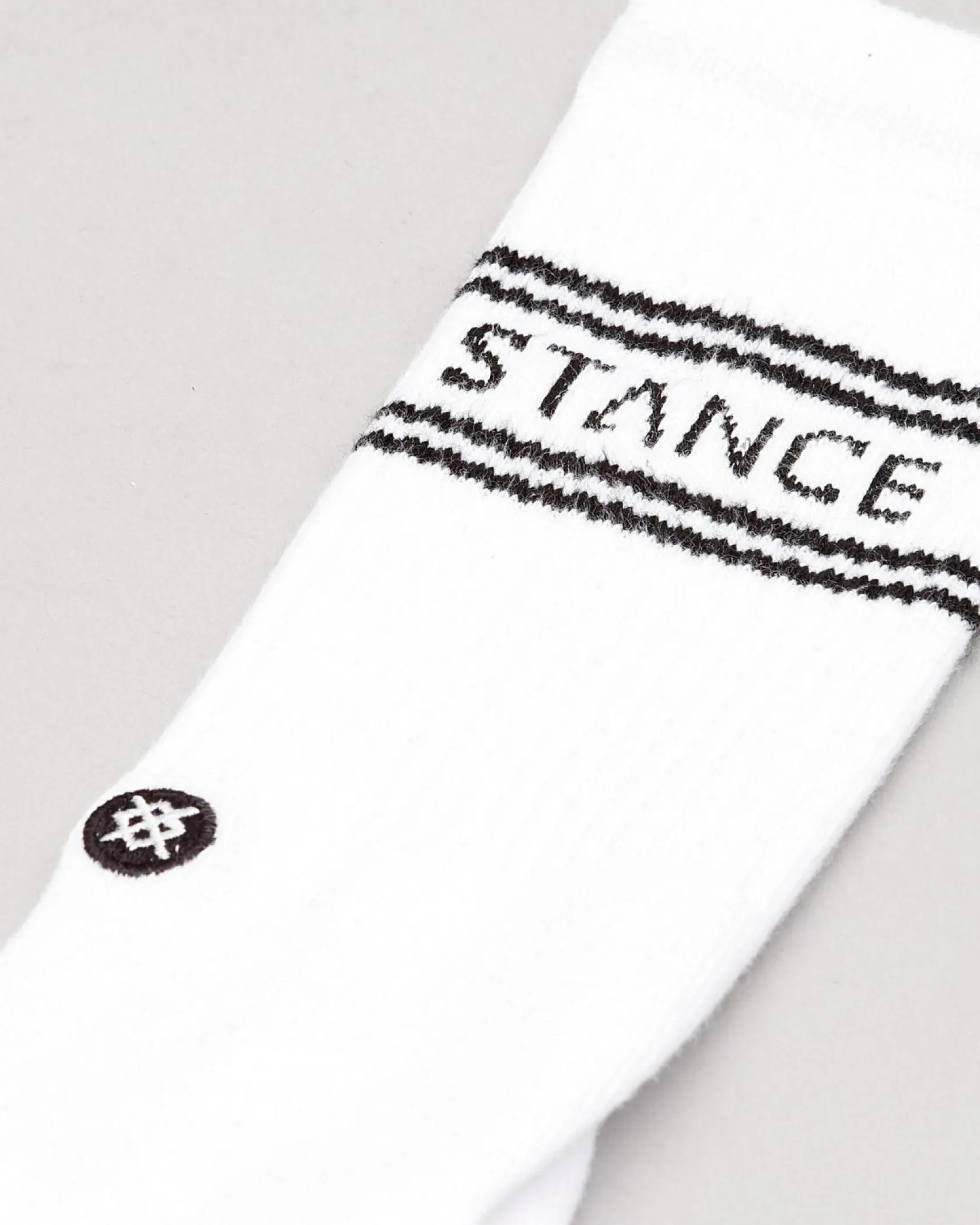 Stance Basic Crew Socks 3 Pack White New