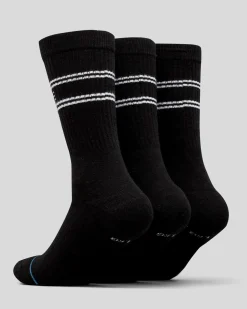 Stance Basic Crew Socks 3 Pack Black