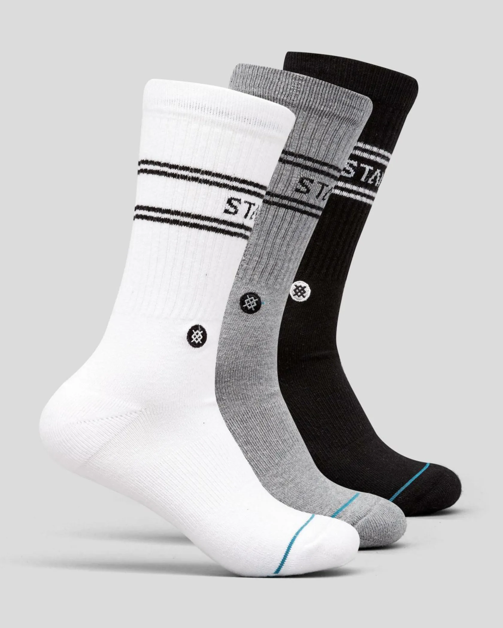 Stance Basic Crew Socks 3 Pack Multi Clearance