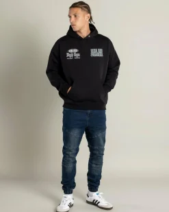 Nena & Pasadena Battle Box Fit Hoodie Jet Black Best