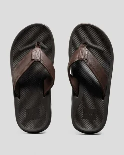 Skylark Bayside Thongs Brown New