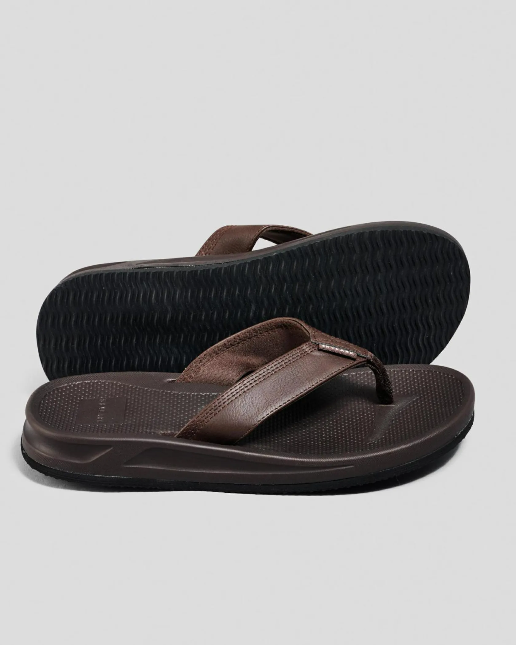 Skylark Bayside Thongs Brown New