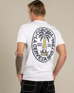 Corona Beach Flora T-Shirt White
