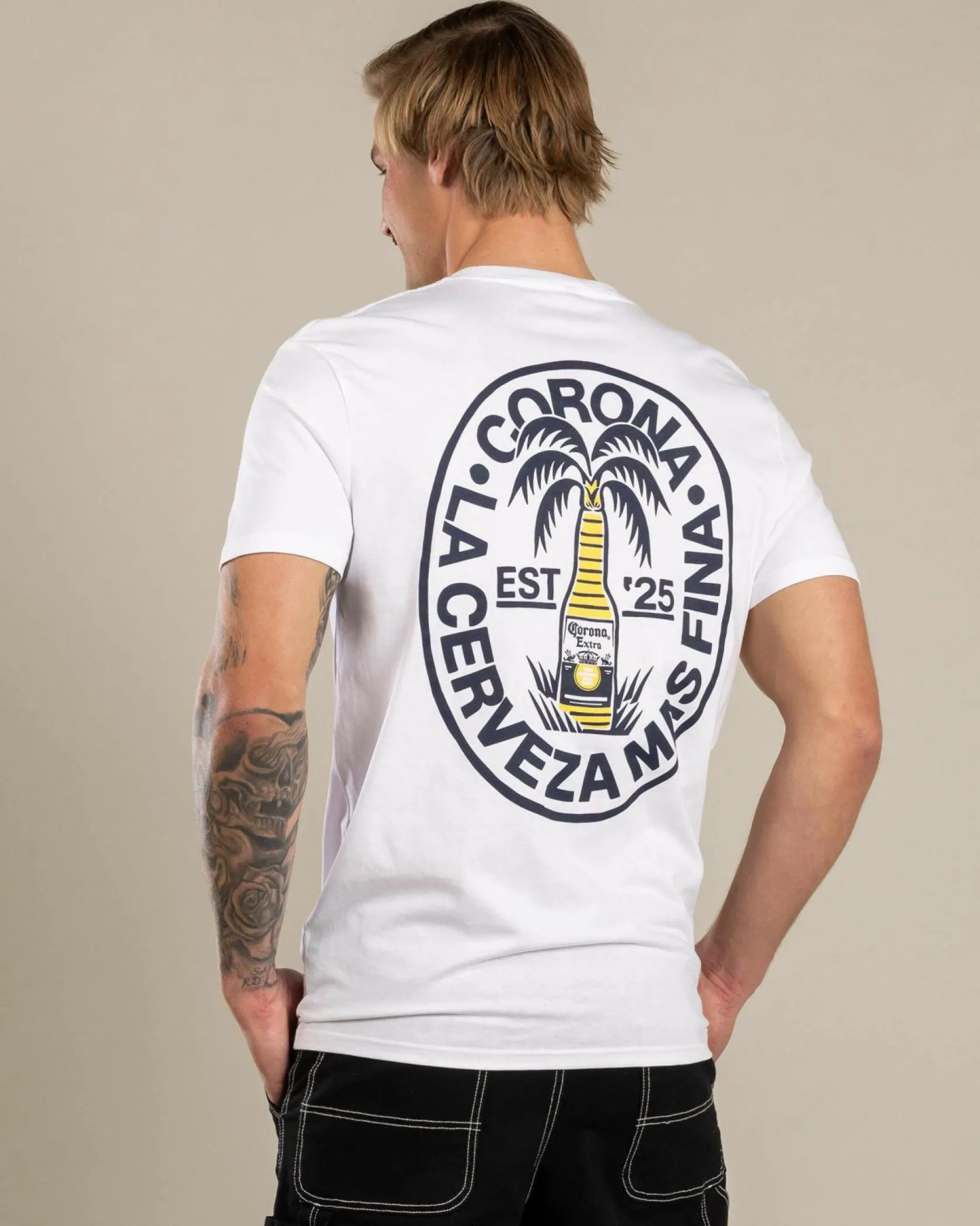 Corona Beach Flora T-Shirt White