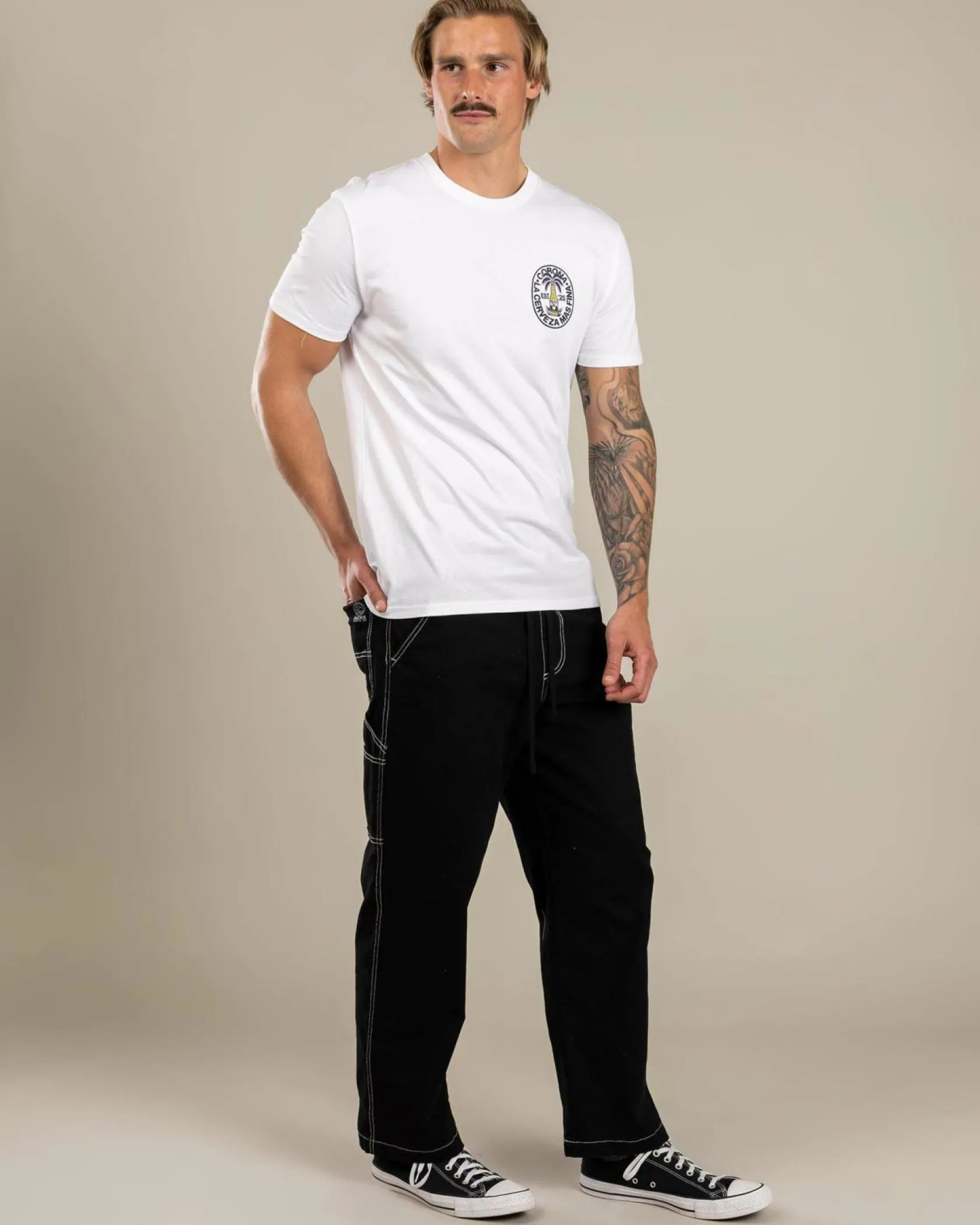 Corona Beach Flora T-Shirt White