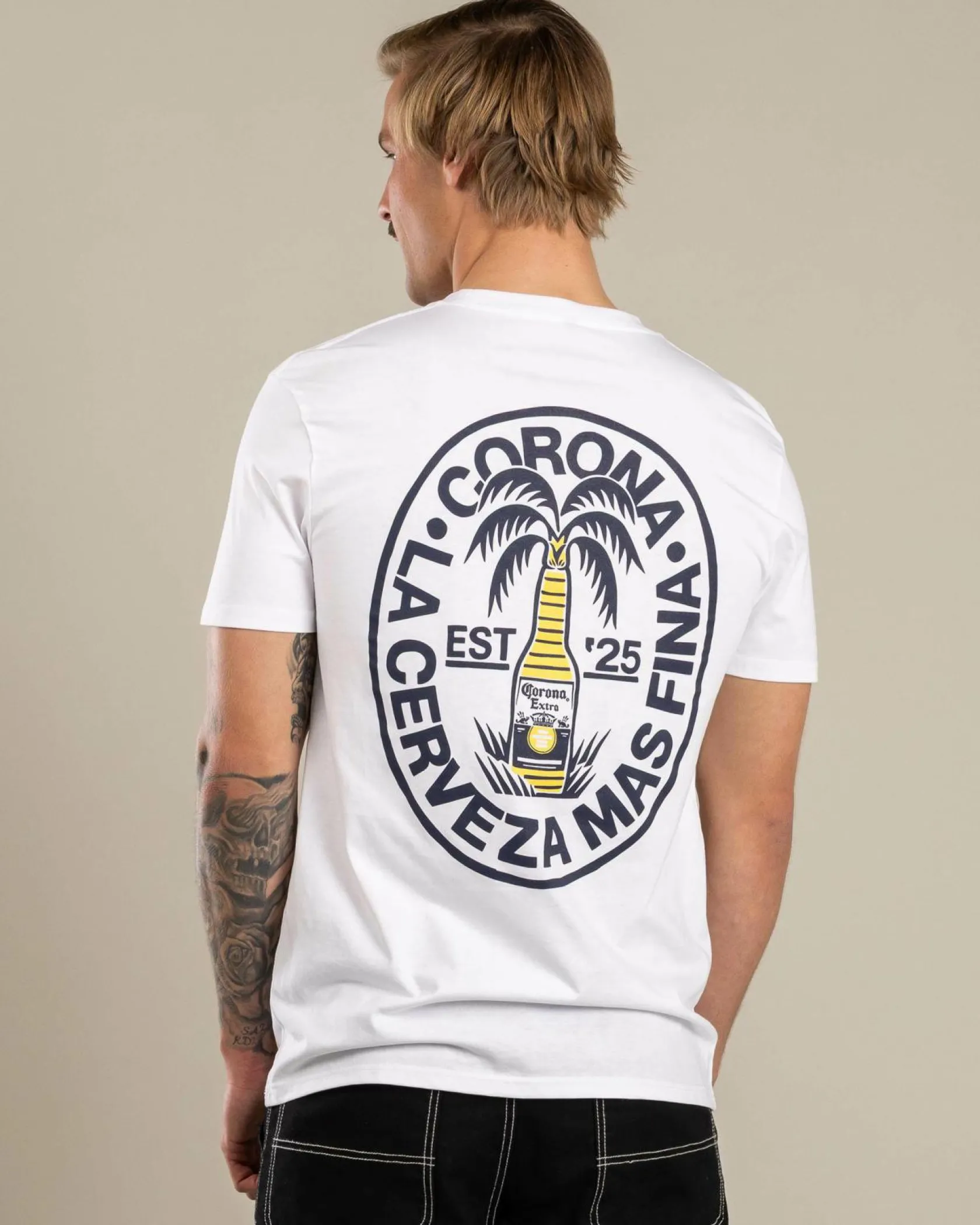 Corona Beach Flora T-Shirt White