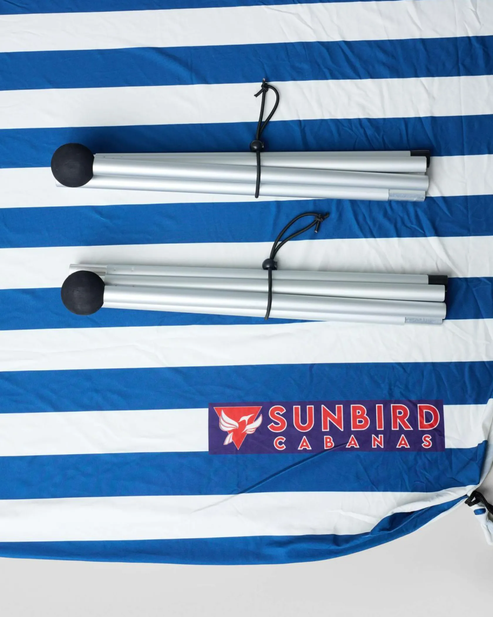 Sunbird Beach Sunshade White/blue Clearance