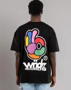 Wndrr Benny Box Fit T-Shirt Black New