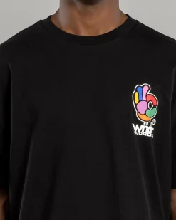Wndrr Benny Box Fit T-Shirt Black New