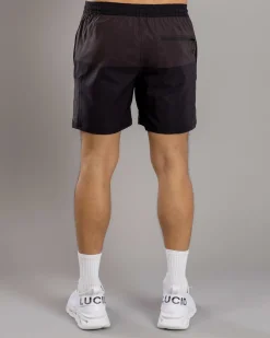 Sparta Bicolour Elastic Waist Shorts Black/grey Discount