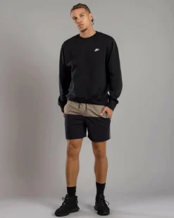Sparta Bicolour Elastic Waist Shorts Black/sand Sale