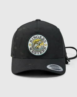 Ringers Western Big Catch Tech Baseball Cap Black/camo Discount