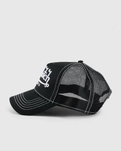 Von Dutch Big Signature Trucker Cap Black Sale