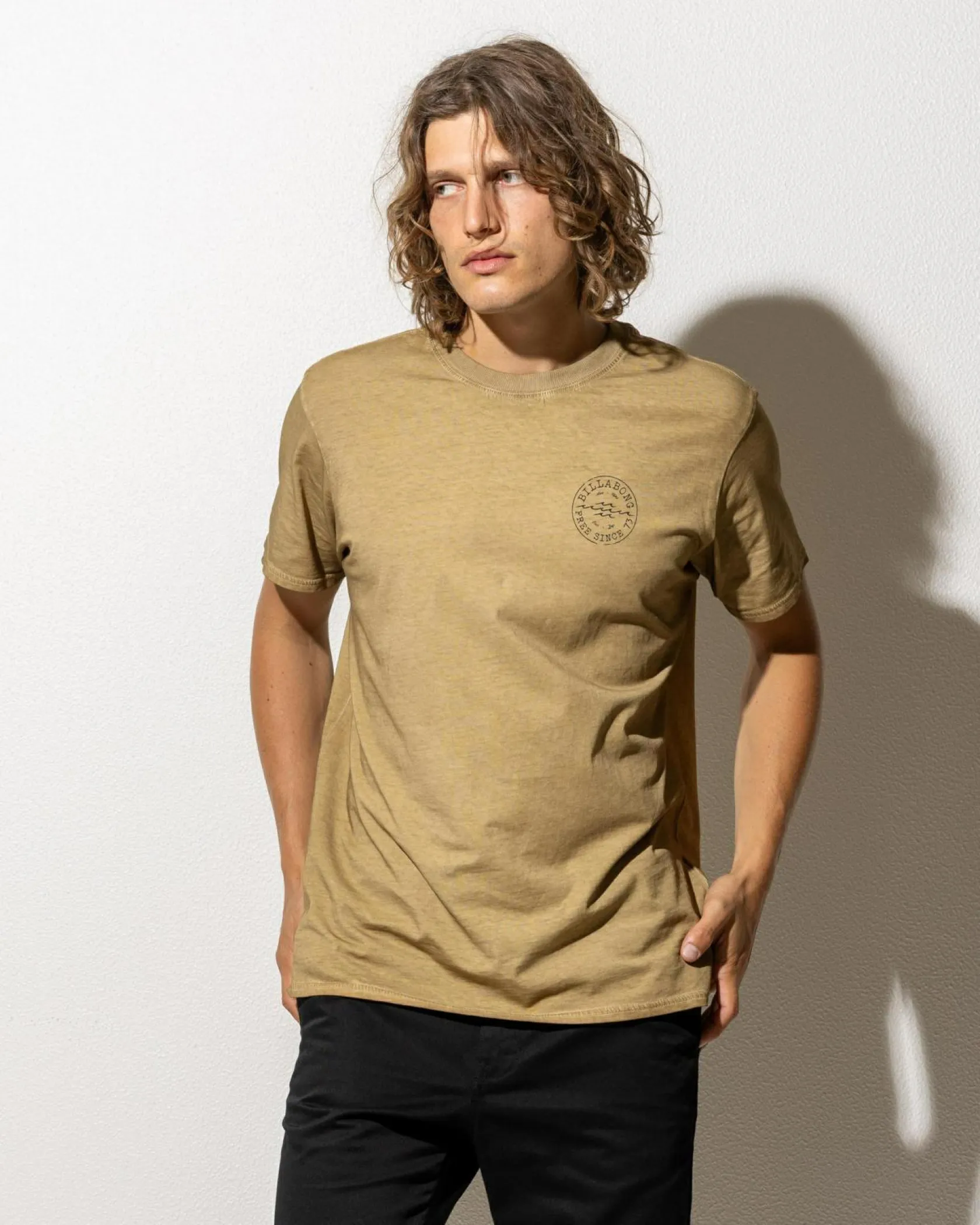 Billabong Big Wave Daz T-Shirt Khaki Online