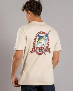 Salty Crew Bill Club Premium T-Shirt Sand Outlet