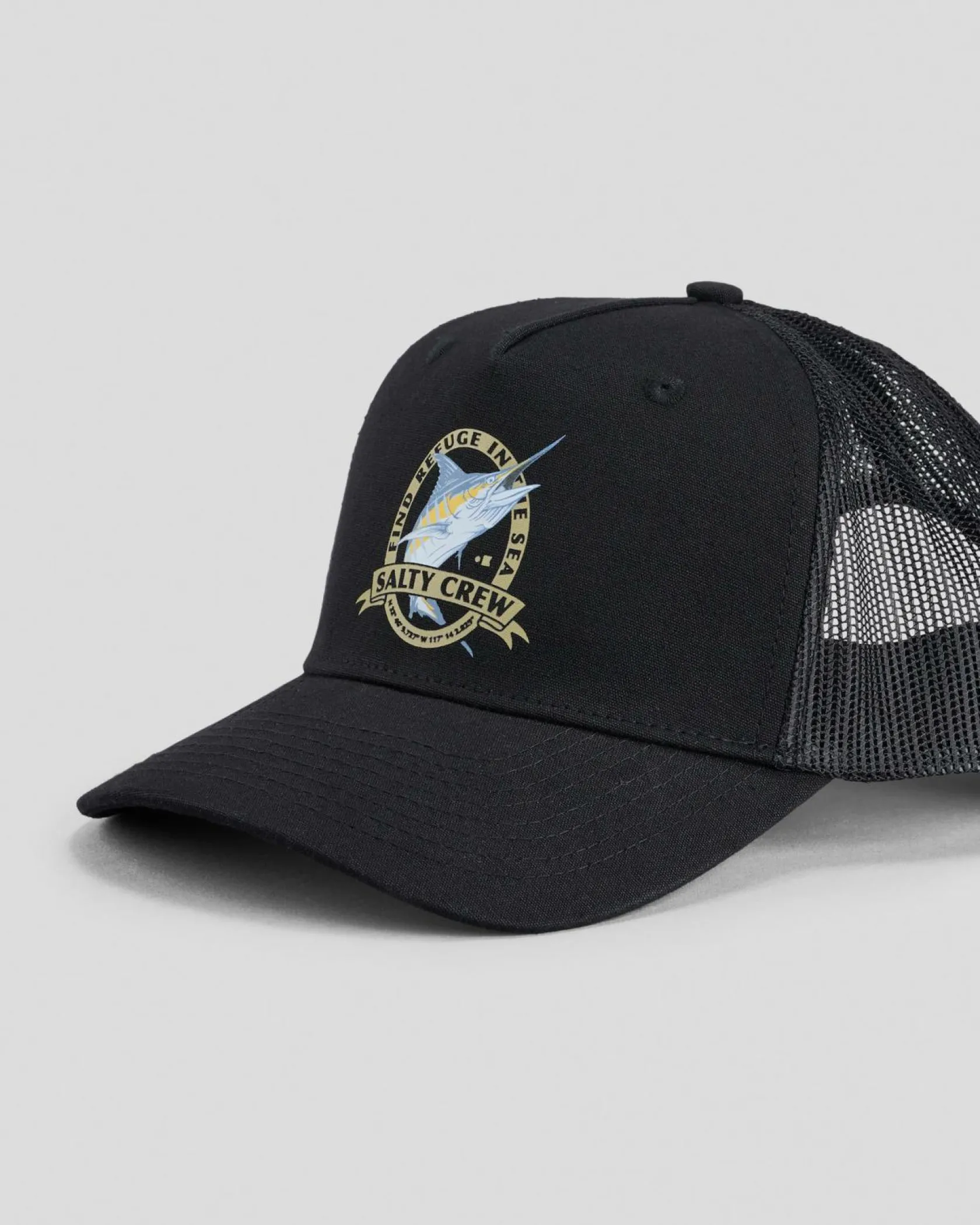 Salty Crew Bill Club Trucker Cap Black Sale
