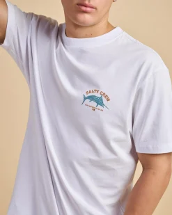 Salty Crew Bill Fishing Premium T-Shirt White Online