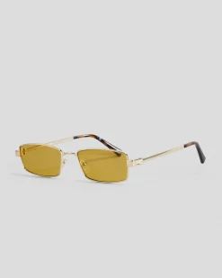 Le Specs Bizarro Sunglasses Bright Gold/ Ochre Mono