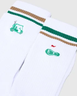 FOOT-IES Blaze Spot Golf 2 Pack Sneaker Sock White Sale