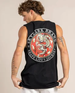 Skylark Blazeheart Muscle Tank Black Hot