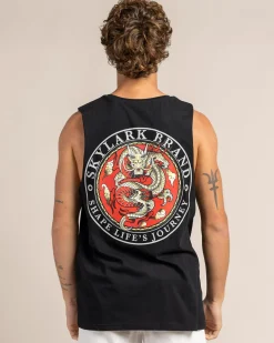 Skylark Blazeheart Muscle Tank Black Hot