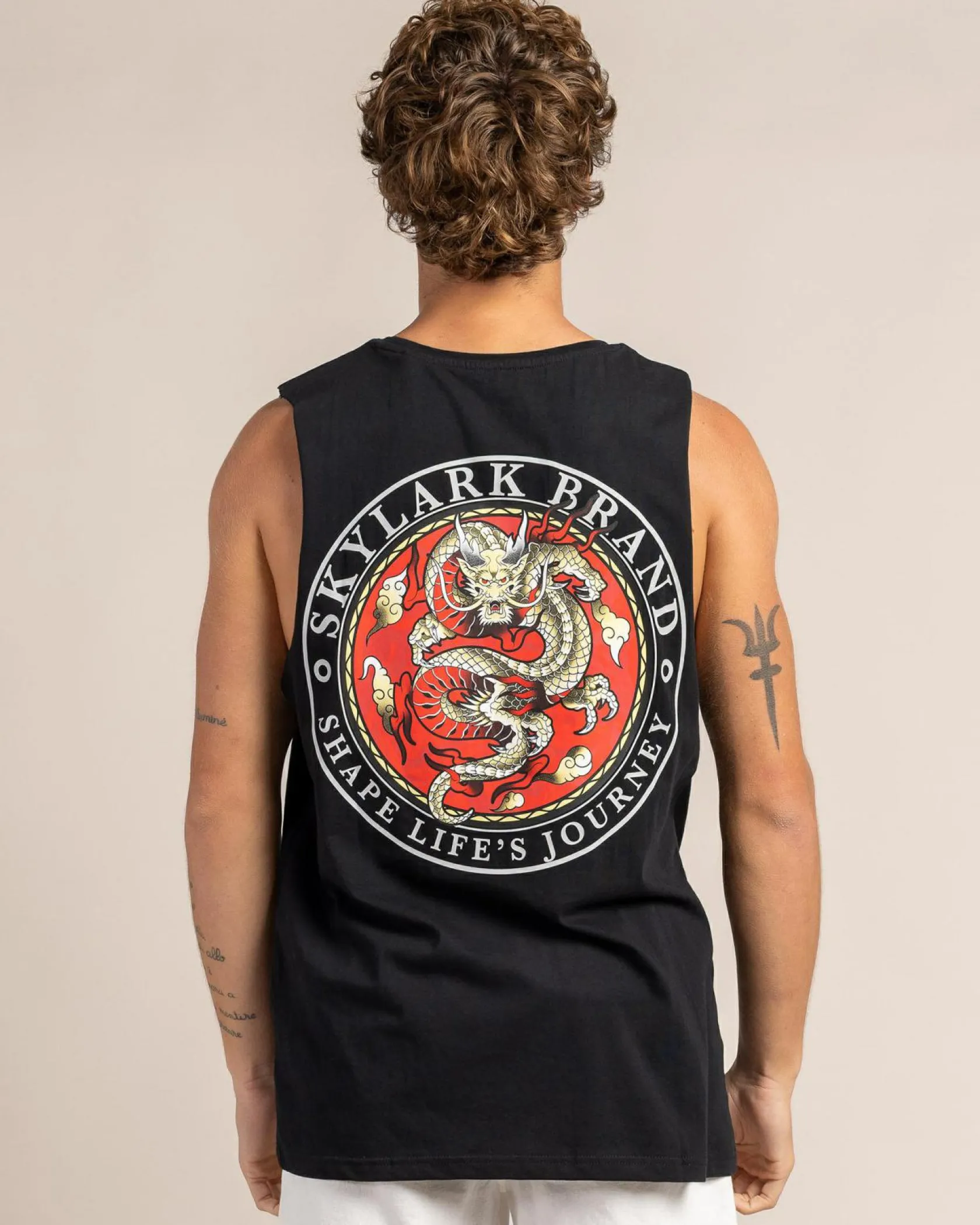 Skylark Blazeheart Muscle Tank Black Hot