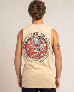 Skylark Blazeheart Muscle Tank Sand Acid Best