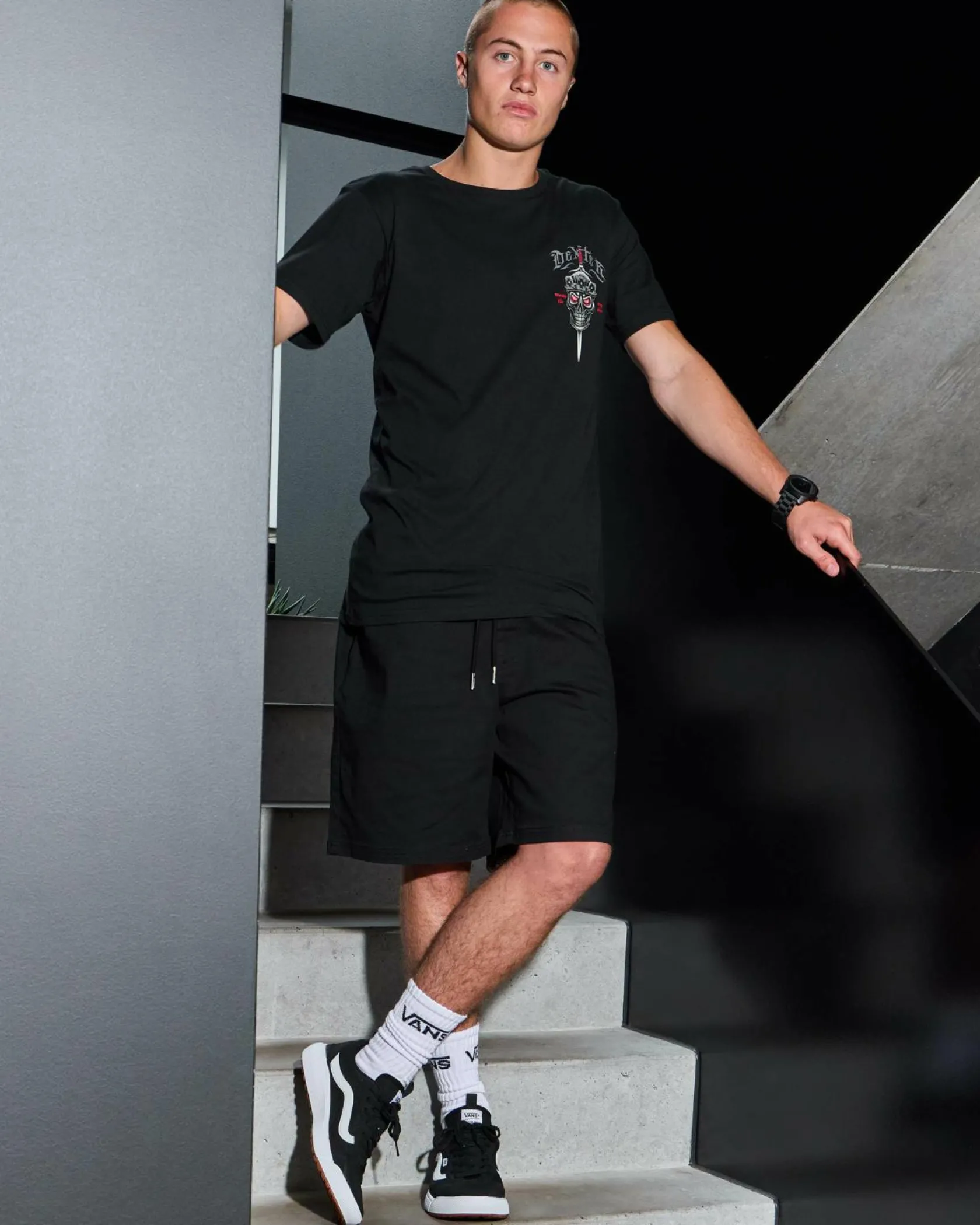 Unit Block Shorts Black Discount