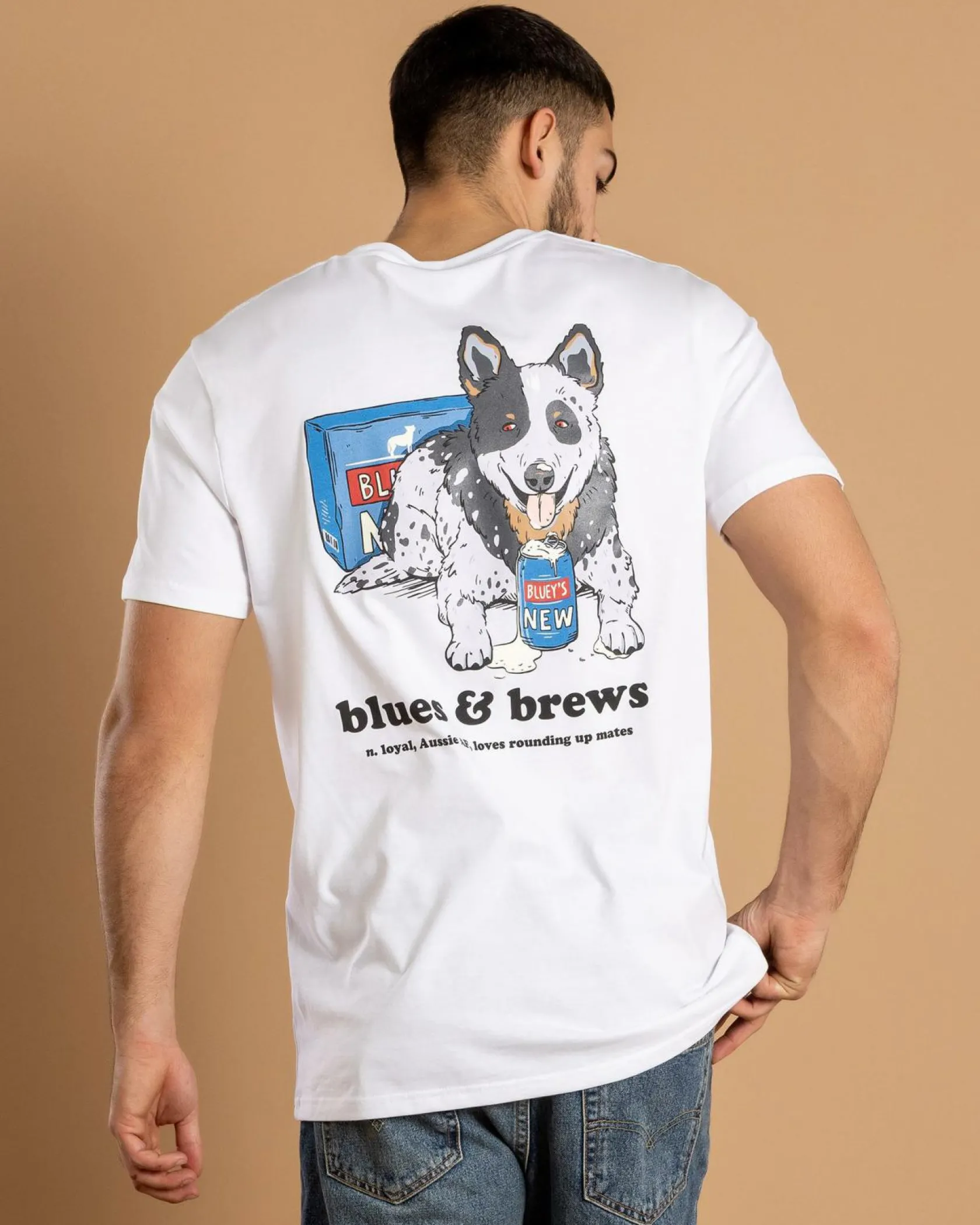Frothies Blues & Brews T-Shirt White Online