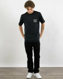 Quiksilver Boardshort Arch T-Shirt Black New