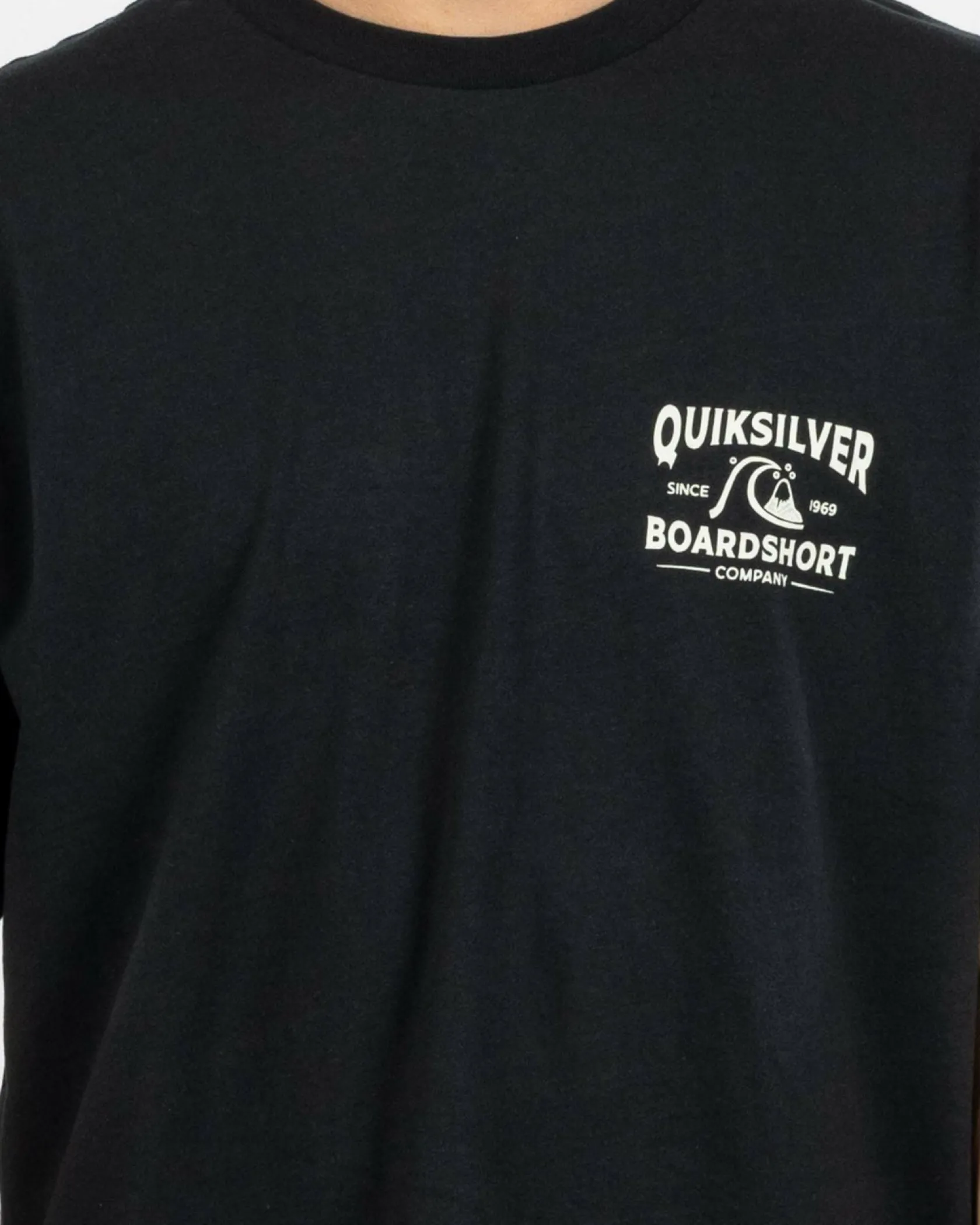 Quiksilver Boardshort Arch T-Shirt Black New