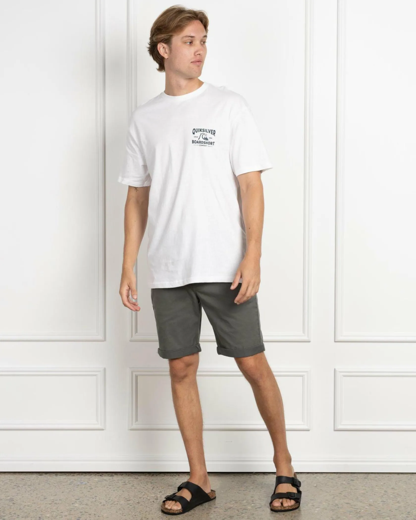 Quiksilver Boardshort Arch T-Shirt White Online
