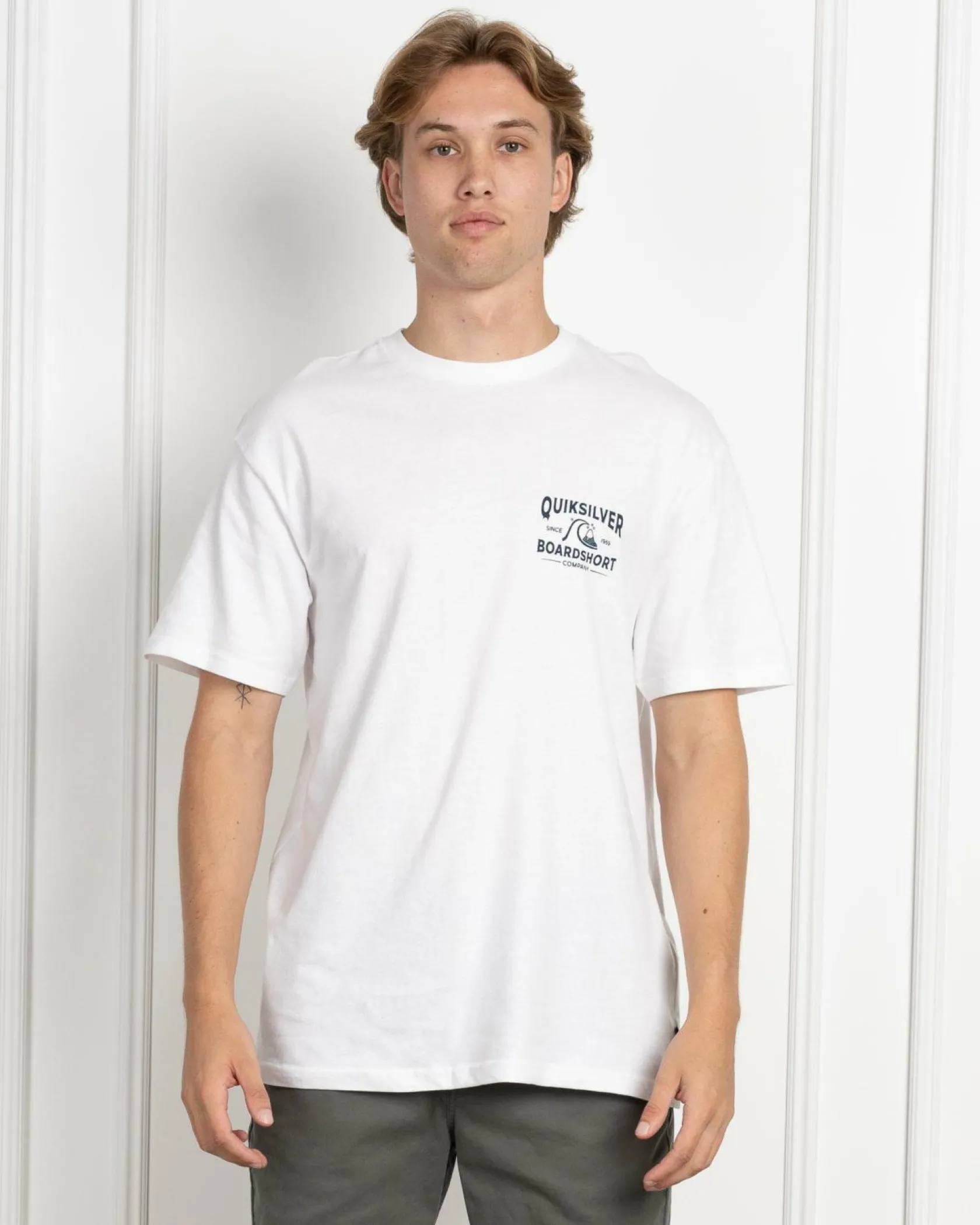 Quiksilver Boardshort Arch T-Shirt White Online