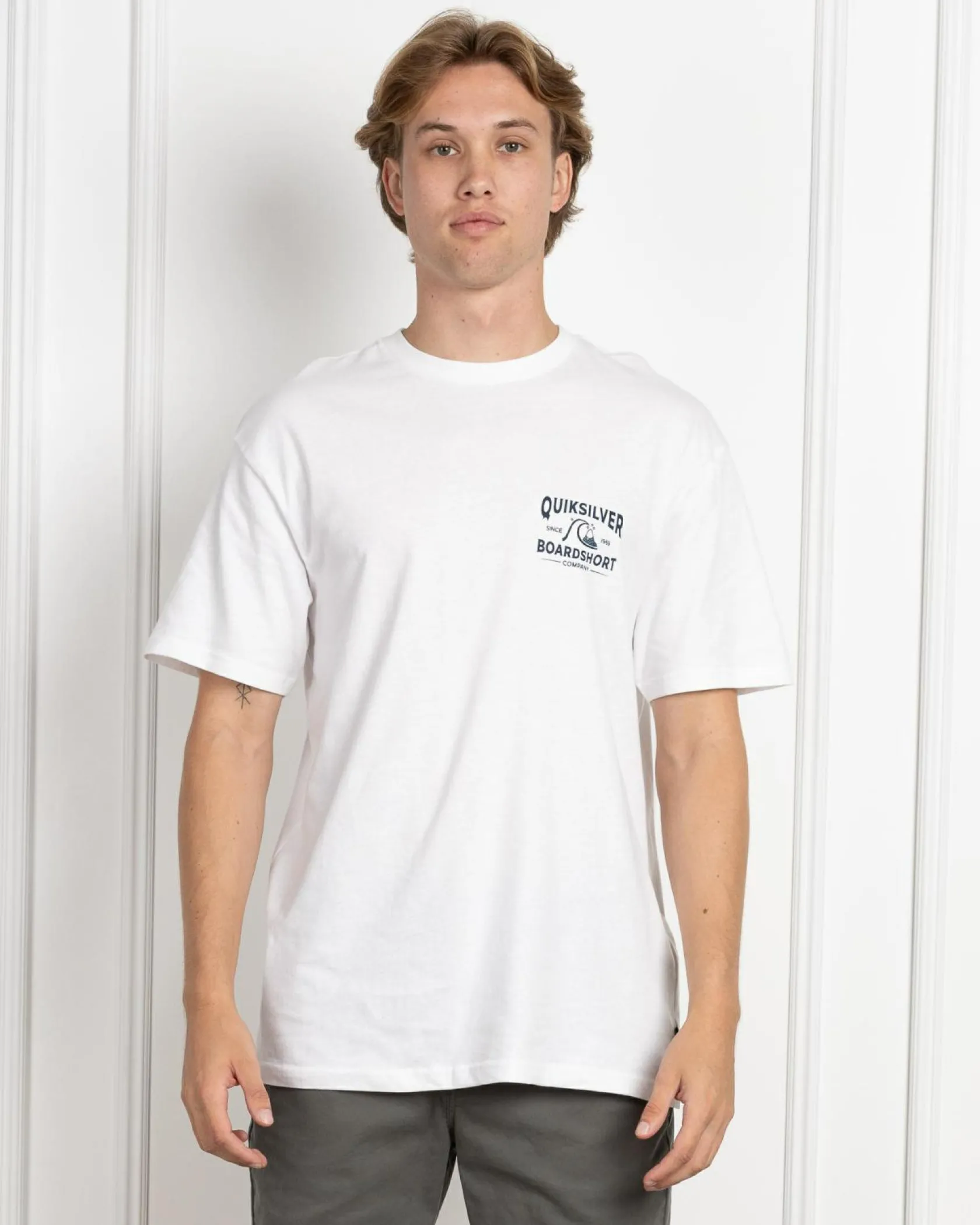 Quiksilver Boardshort Arch T-Shirt White Online